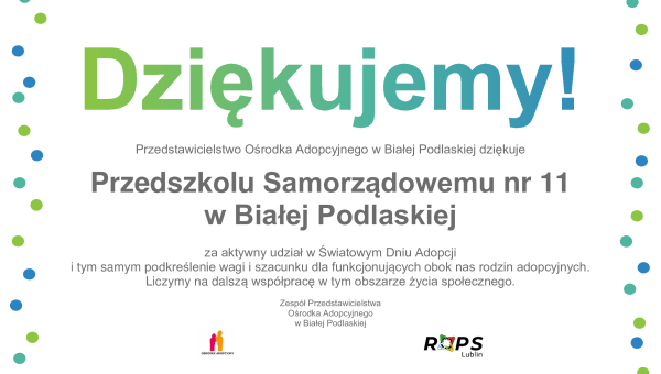 Podziękowanie 